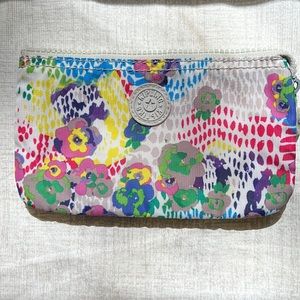 Kipling Abstract Floral make up bag or pencil pouch